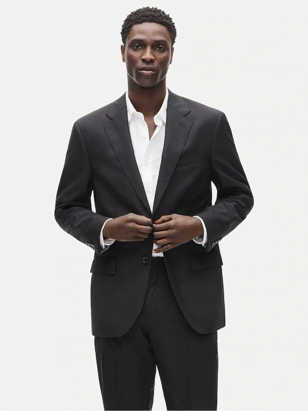 J. CREW Crosby Classic-fit suit jacket in Italian wool Black 42 L $550 BM161